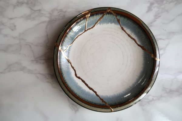 Assiette kintsugi